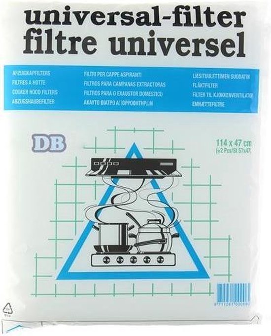 AFZUIGKAPFILTER VLAMDOVEND - 016653 afzuigkap - 016653