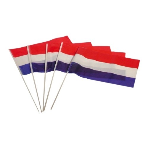 ZWAAIVLAGGETJES PLASTIC ROOD WIT BLAUW - 023175 - 023175