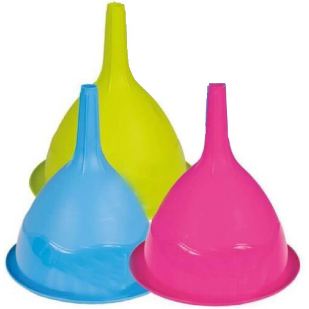 TRECHTER 3 STUKS DIV KLEUREN - 1 10 20 30 40 44 - 110253