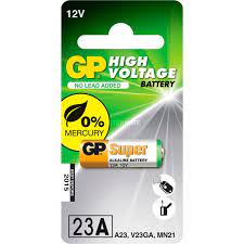 GP BATTERIJ LR23A A23 VG23GA MN 21 12V - 1 10 20 30 40 50 60 70 71 - 204947