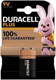 DURACELL 9 VOLT BLOK  LR61 - 1 10 20 30 40 50 60 70 78 - 015045