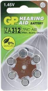 GP GEHOORAPPARAAT BATERIJ ZA312 C6 BRUIN - 1 10 20 30 40 50 60 70 80 83 - 204943
