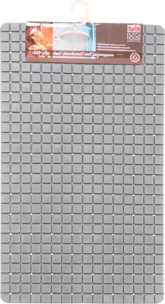 DOUCHEMAT ANTI-SLIP 69X39 GRIJS - 1 10 20 30 40 50 60 70 80 90 100 110 120 130 140 150 160 168 - 494838