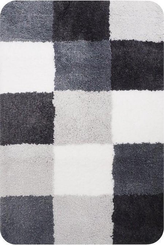 BADMAT BREST 60X90 CM BLOK GRIJS - 1 10 20 30 40 50 60 70 80 90 100 110 120 130 140 150 160 169 - 494843