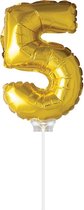 FOLIE OPBLAASCIJFER 5 GOUD 40 CM - 1 10 20 30 40 50 60 70 80 90 100 110 120 130 140 150 160 170 180 190 200 210 220 230 231 - 503356