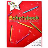 SCHETSBOEK CREA-KIT A4 50 BLADEN 200GR - 1 10 20 30 40 50 60 70 80 90 100 110 120 130 140 150 160 170 180 190 200 210 220 230 240 250 260 262 - 053942