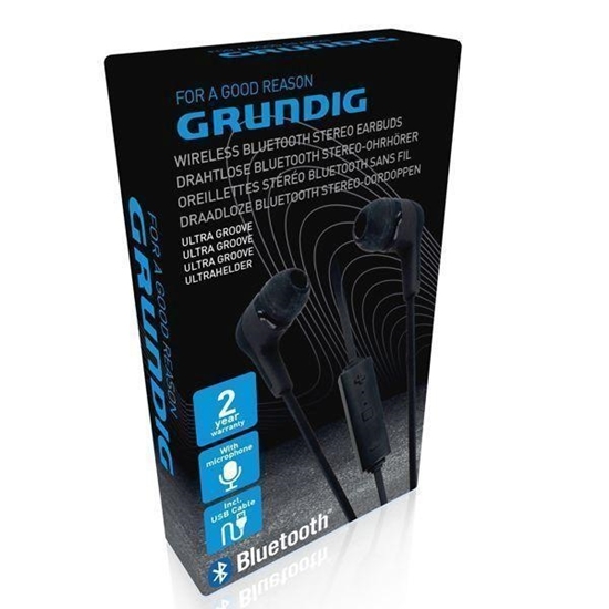 GRUNDIG BLUETOOTH OORDOPJES + MICROFOON - 1 10 20 30 40 50 60 70 80 90 99 - 518932