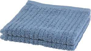 BYRKLUND VAATDOEK 2 STUKS BLAUW - 1 10 20 30 40 50 - 523299