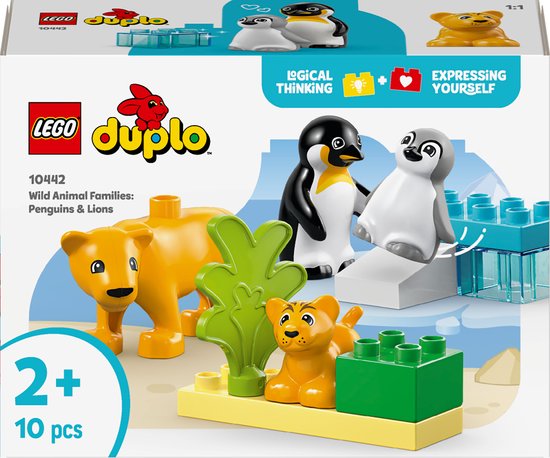 10442 DUPLO WILDE DIEREN PINGUINS LEEUW - 10 10 16 - 537079