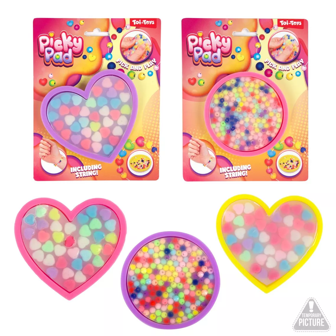 FUN PICKY PAD HART CIRKEL + KRALEN 6 ASS - 10 10 20 30 40 50 60 70 80 90 100 110 112 - 521358