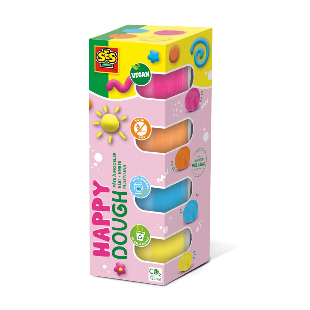 SES FEEL GOOD KLEI - HAPPY (4X90GR) - 10 10 20 30 40 50 60 70 - 532292
