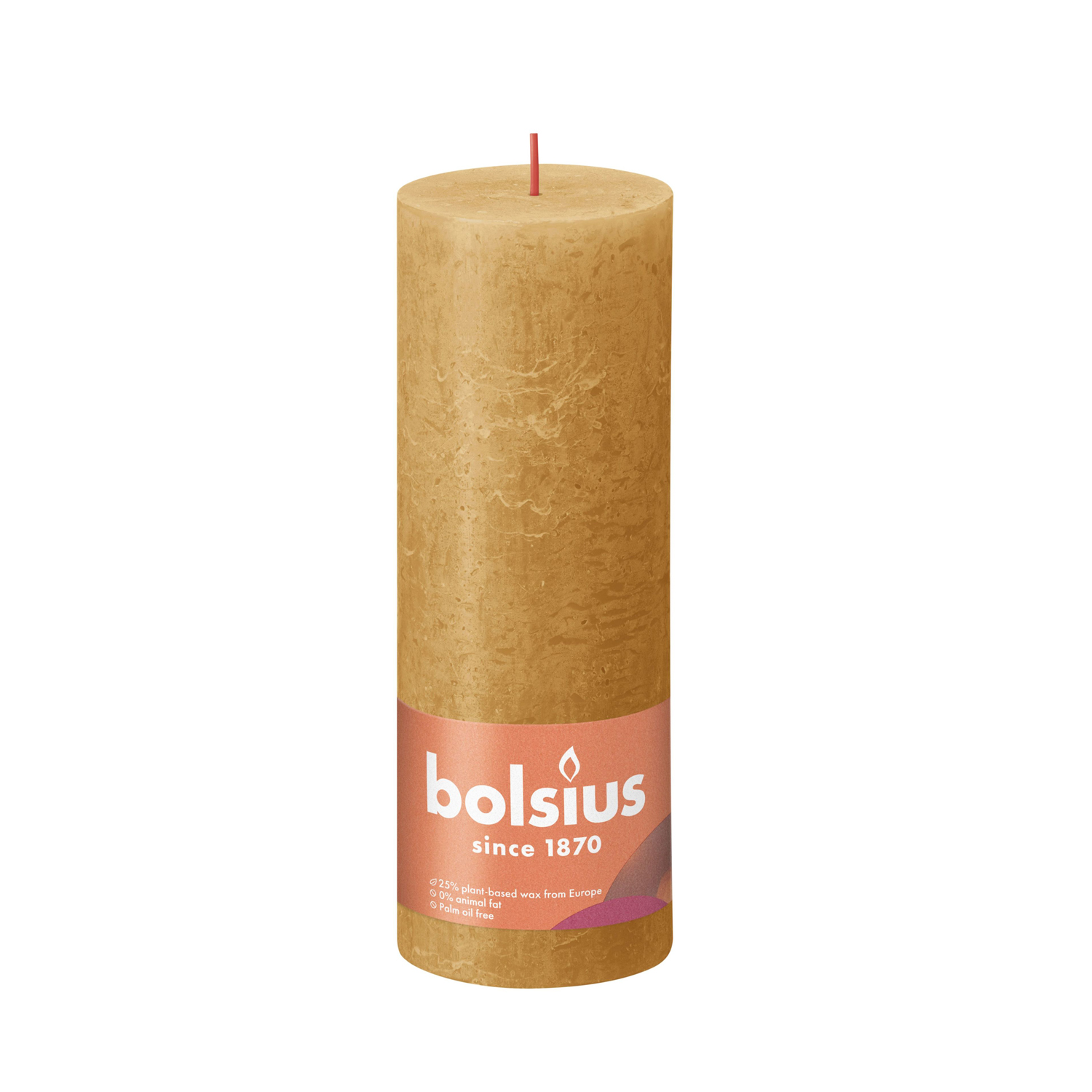 BOLSIUS RUSTIEKE KAARS 19CM HONEY - 101 0317 - 526722