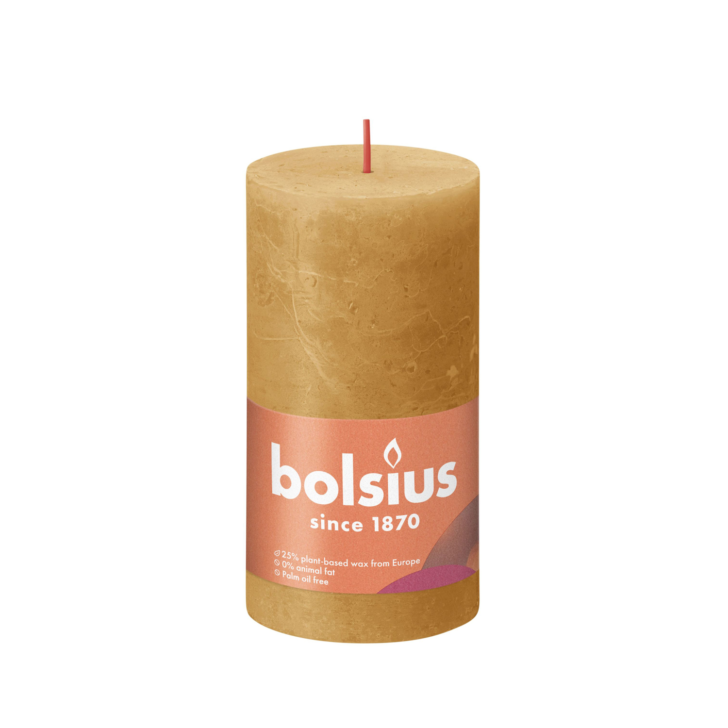 BOLSIUS RUSTIEKE KAARS 13CM HONEY - 101 0318 - 526723