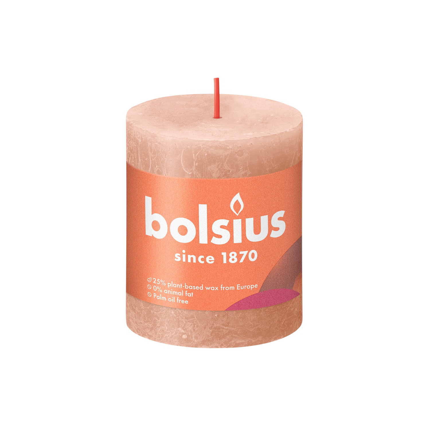 BOLSIUS RUSTIEKE KAARS 8CM CARAMEL - 101 0322 - 526726