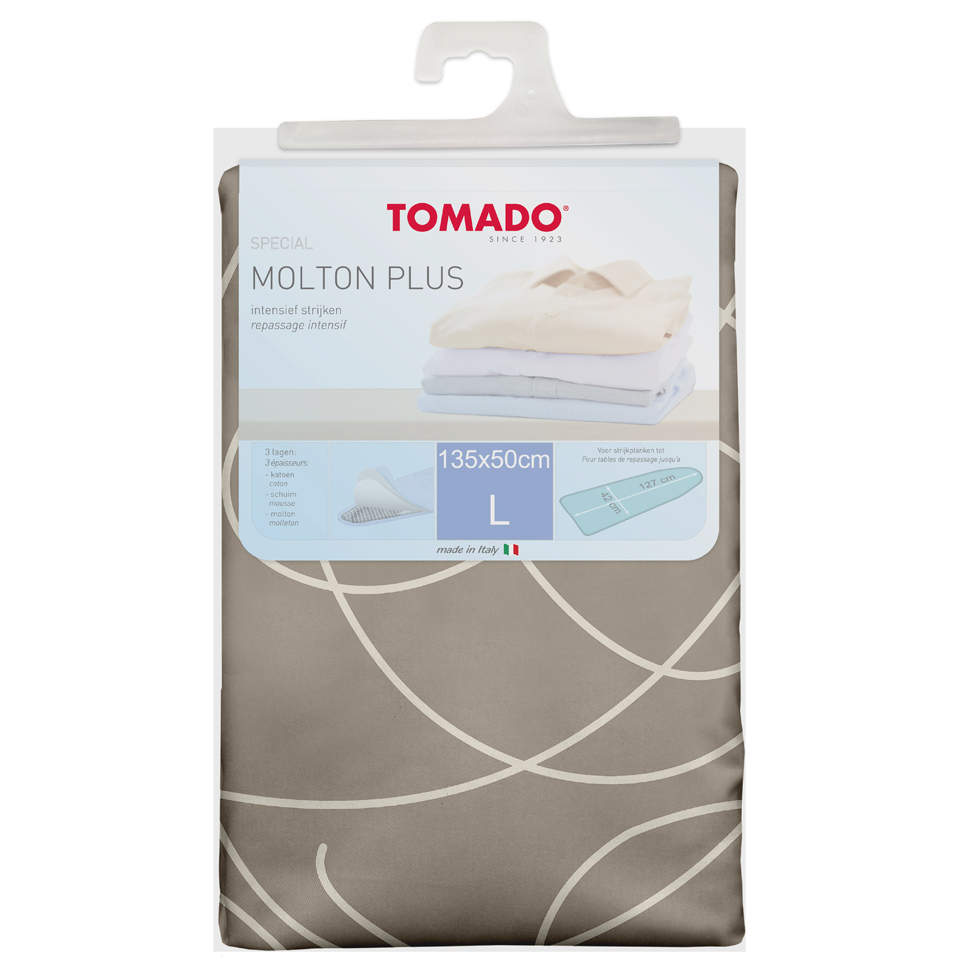TOMADO STRIJKDEKEN MOLTON 135x50CM MT L - 101 2100 - 013142
