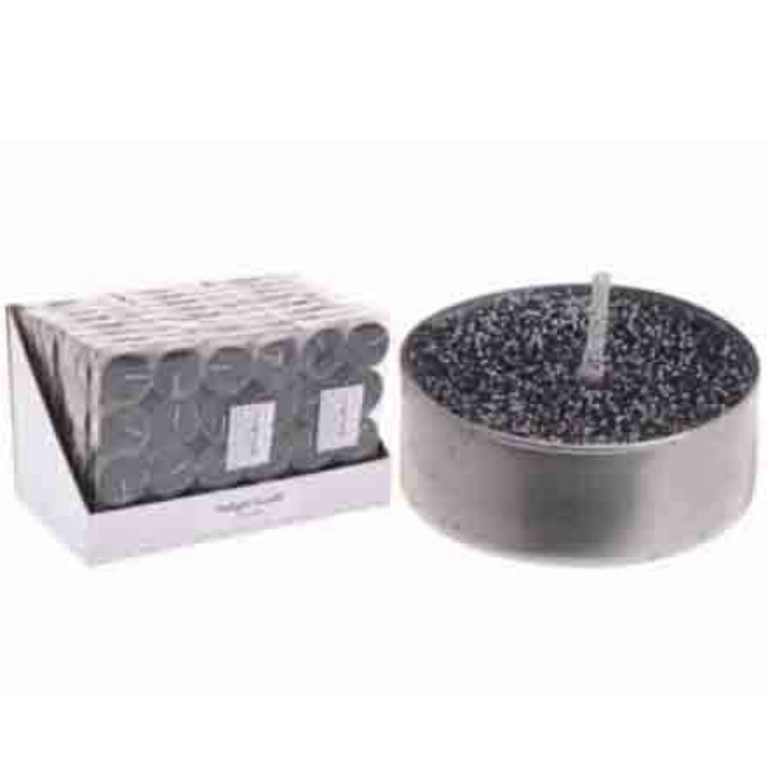 KERST THEELICHT GRIJS SET VAN 8 STUKS - 101 2227 - 529958