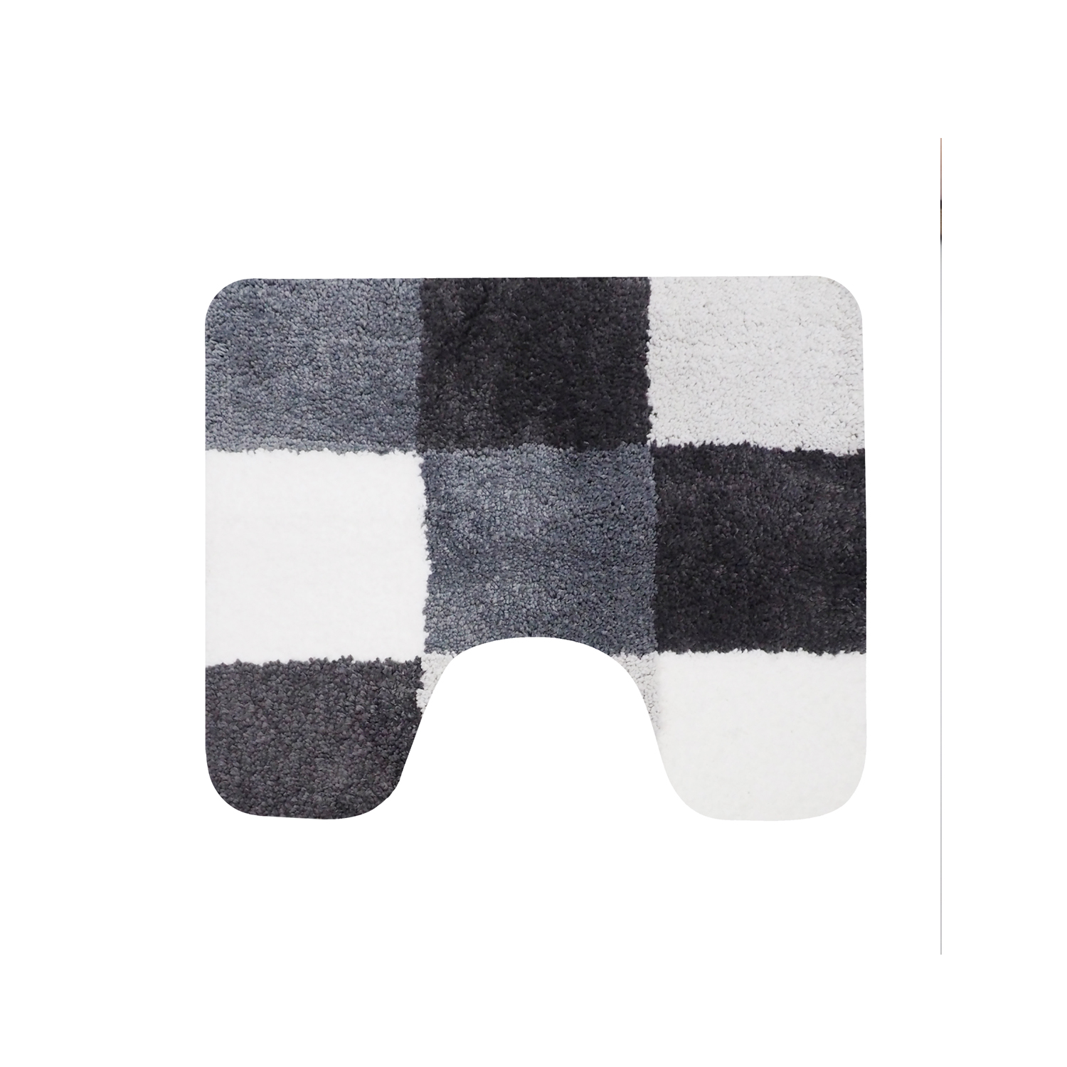 TOILETMAT  BREST 60X50 BLOK GREY - 101 3554 - 534103