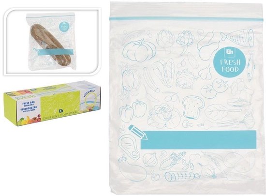 VERSHOUDZAKKEN 1LTR MET ZIPSLUITING 20ST - 101 4195 - 512718