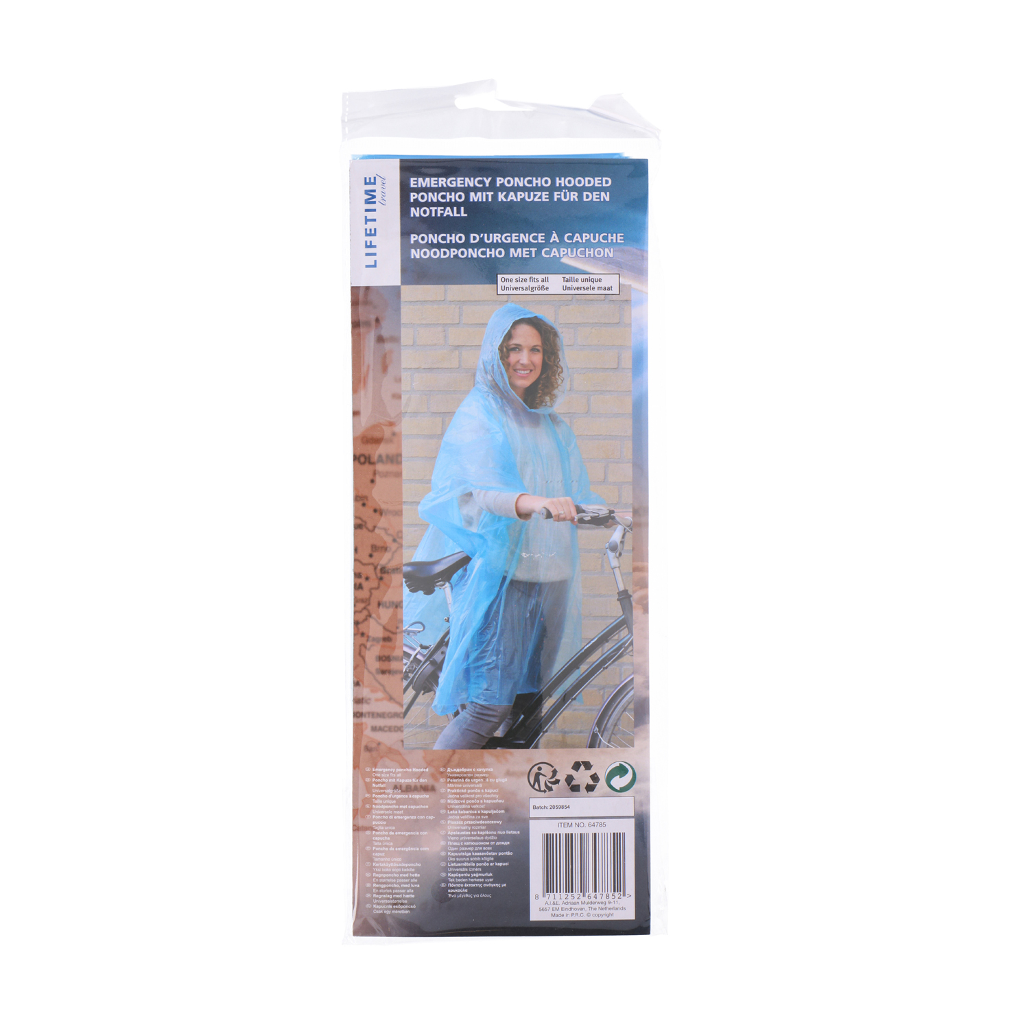 PONCHO VOLWASSENEN - 101 4785 - 493145