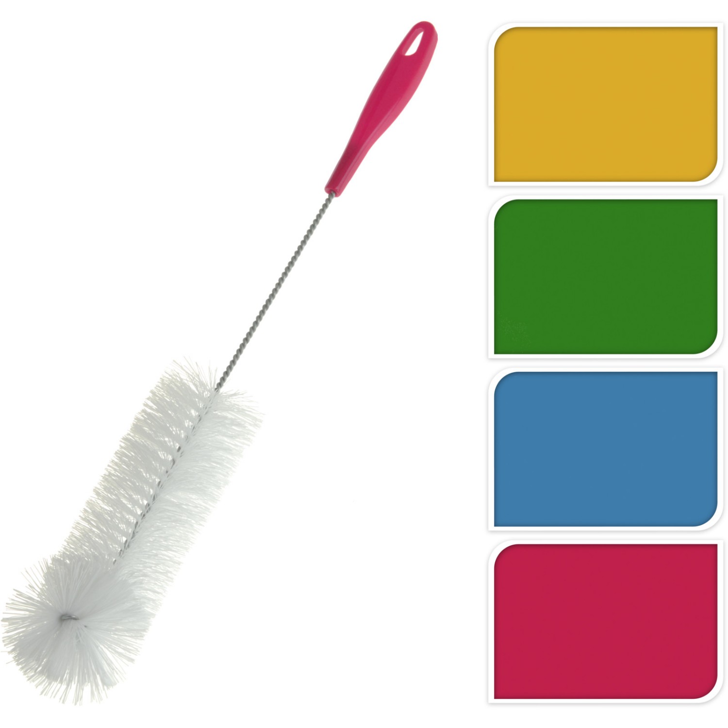 FLESSENBORSTEL 41CM 4 ASS KLEUR - 101 5648 - 020597