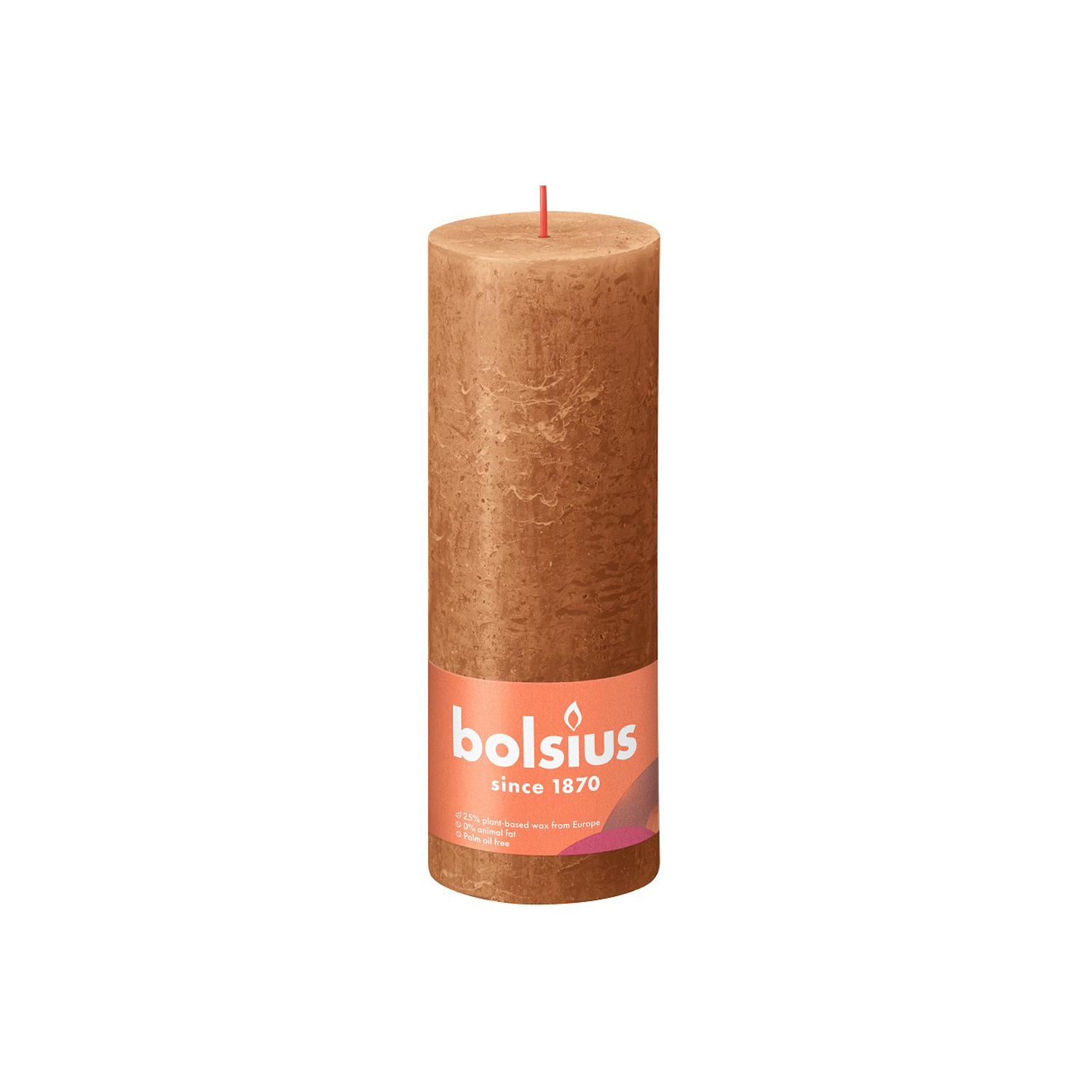 BOLSIUS RUSTIEKE KAARS 19CM SPICY BRUIN - 101 9503 - 526755