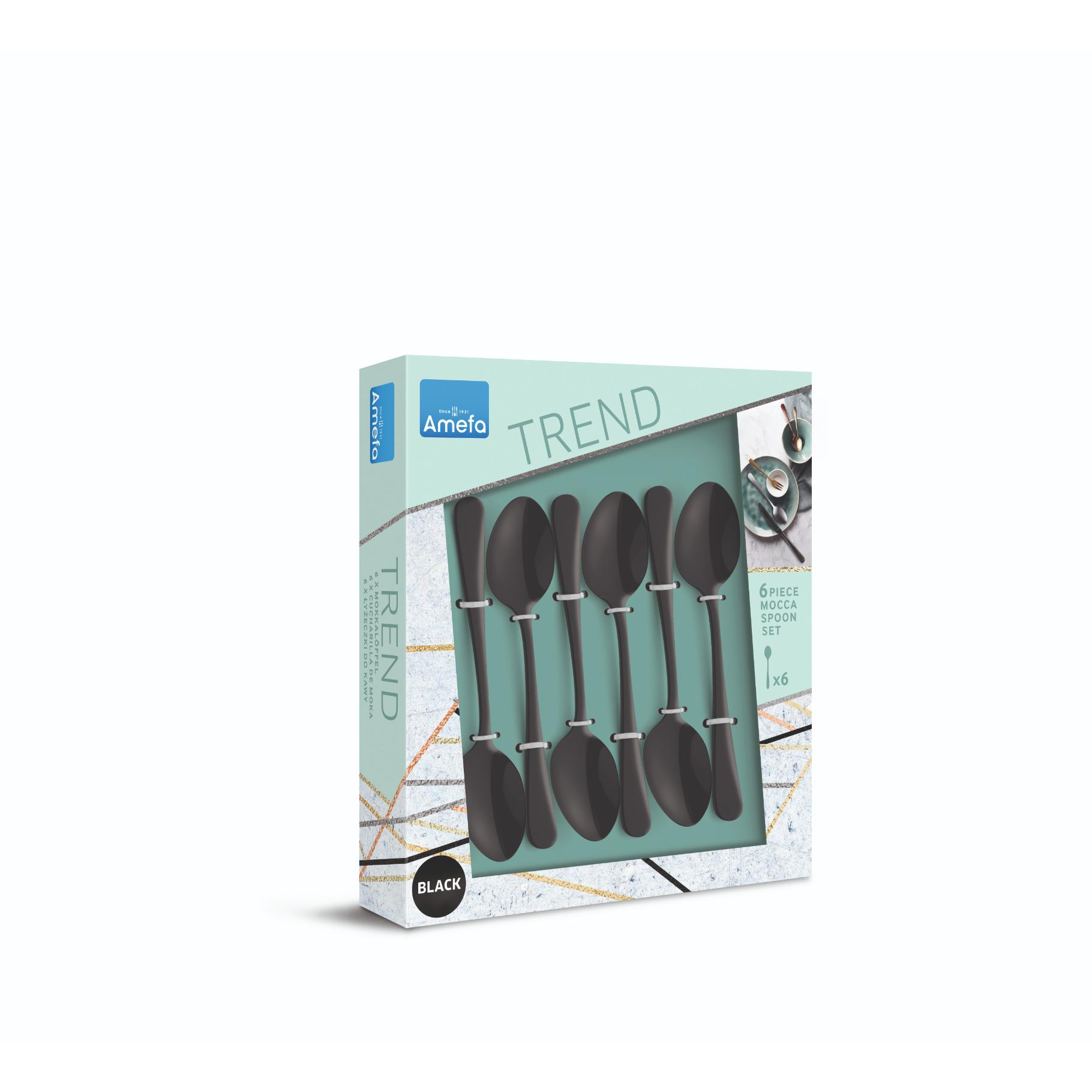 THEELEPEL BLACK SET VAN 6 STUKS - 102 4595 - 535199