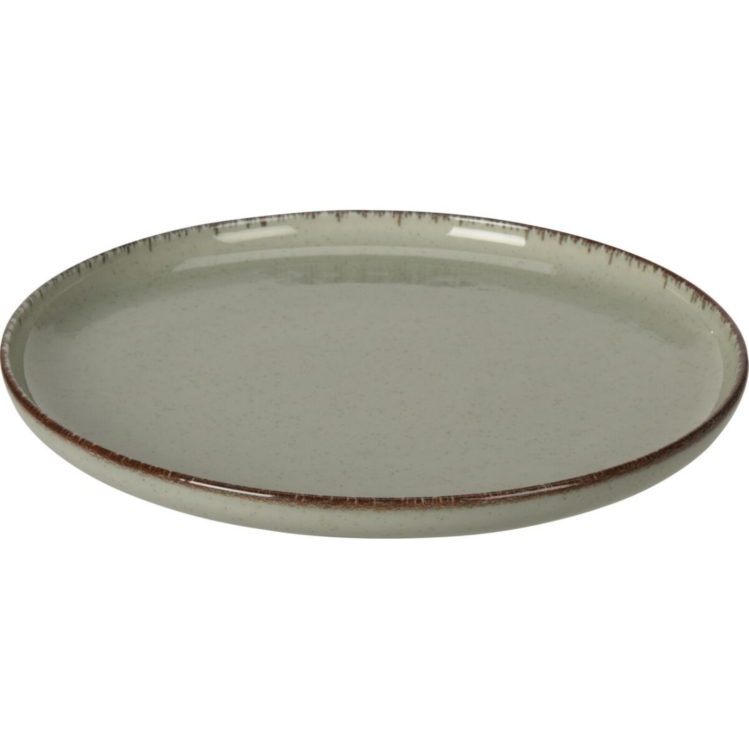 DINERBORD LICHT GROEN PORSELEIN DIA 24CM - 105 0040 - 529772