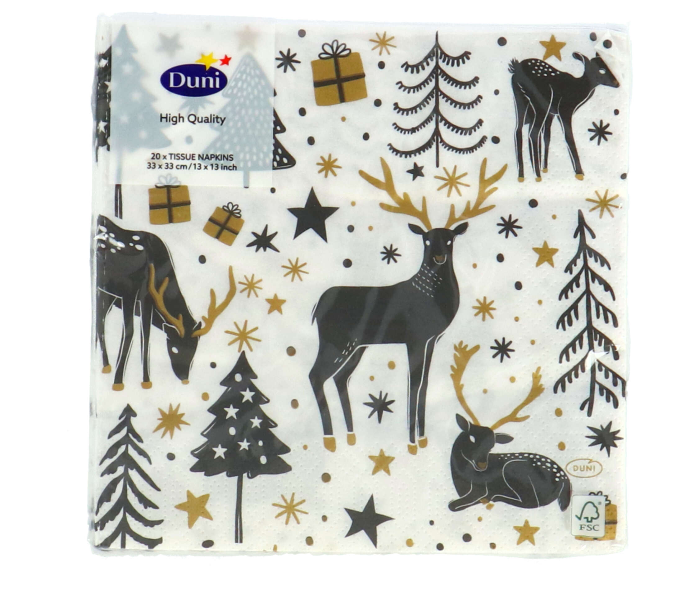 KERST SERVETTEN MAGIC WINTER 33X33CM - 105 2814 - 533393