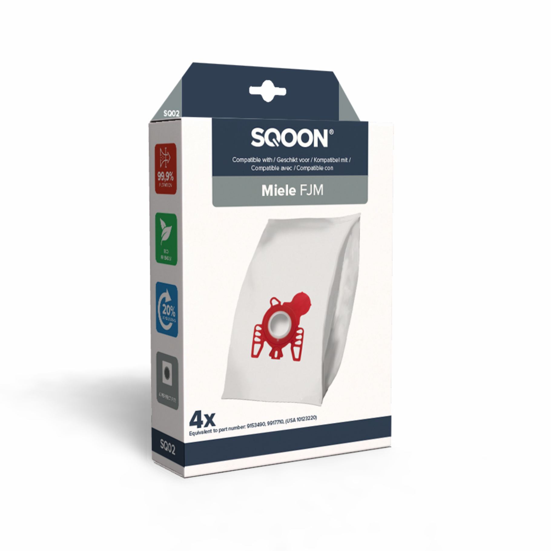 SQOON STOFZUIGERZAK MI7 MIELE FJM - 114 0545 - 0010538615