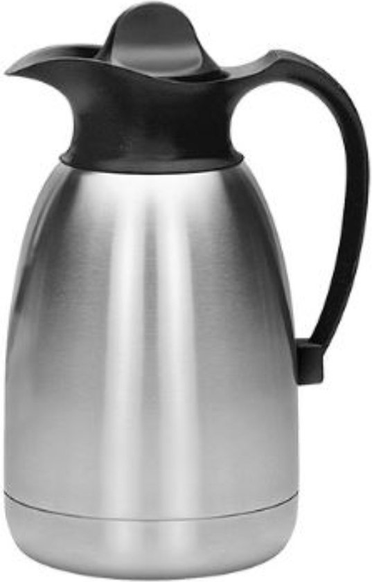 ISOLEERKAN RVS 3 liter MET SCHROEFDOP - 12 10 20 30 40 50 60 63 - 535112