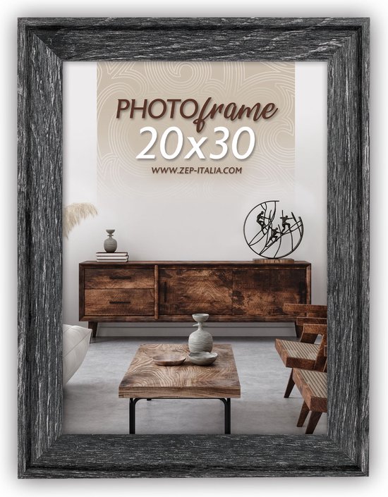 FOTOLIJST TORINO BLACK 10X15CM - 12 10 20 30 40 50 60 70 80 90 100 110 120 130 132 - 535570