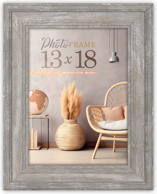 FOTOLIJST PALERMO GREY 10X15CM - 12 10 20 30 40 50 60 70 80 90 100 110 120 130 140 141 - 535555