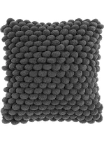 KUSSEN ALINA 45X45CM DARK GREY - 12 10 20 30 40 50 60 70 80 90 100 110 120 130 140 150 160 170 180 190 197 - 535978