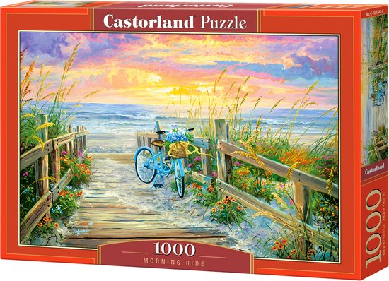 PUZZEL MORNING RIDE  1000 STUKJES - 12 10 20 30 40 50 60 70 80 90 97 - 535611
