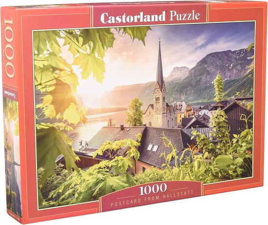 PUZZEL POSTCARD HALLSTATT  1000 ST - 12 10 20 30 40 50 60 70 80 90 99 - 535608