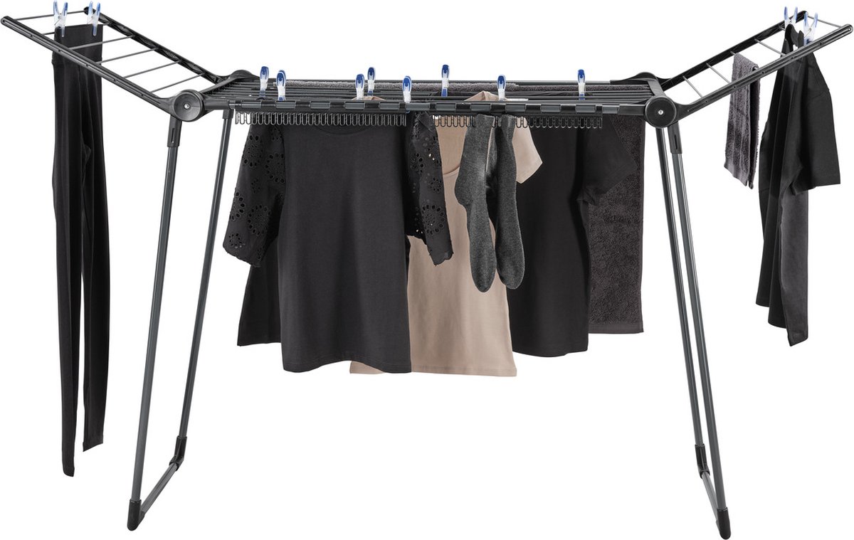 LEIFHEIT DROOGREK 15 M PEGASUS ZWART - 123 10 12 - 534141