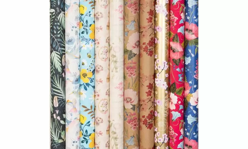 ROL KADOPAPIER BLOOMING 2MX70CM - 123 10 17 - 528797