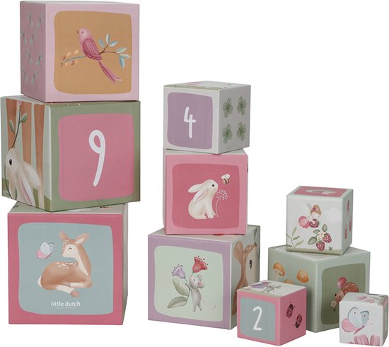 LITTLE DUTCH STAPELBLOKKEN FAIRY GARDEN - 123 10 20 30 40 50 60 70 80 84 - 536039