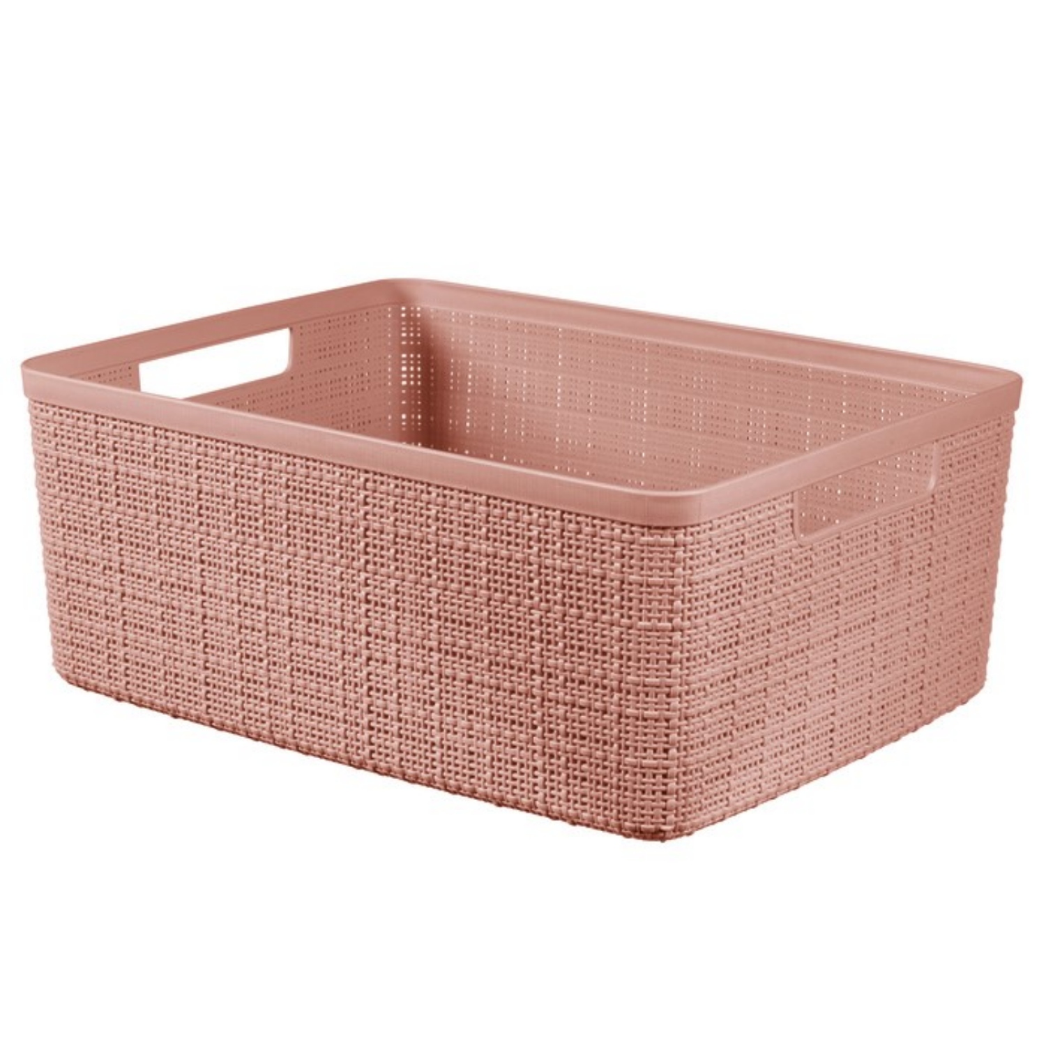 OPBERGMAND M 12 LITER CURVER JUTE ROZE - 141 1434 - 533241