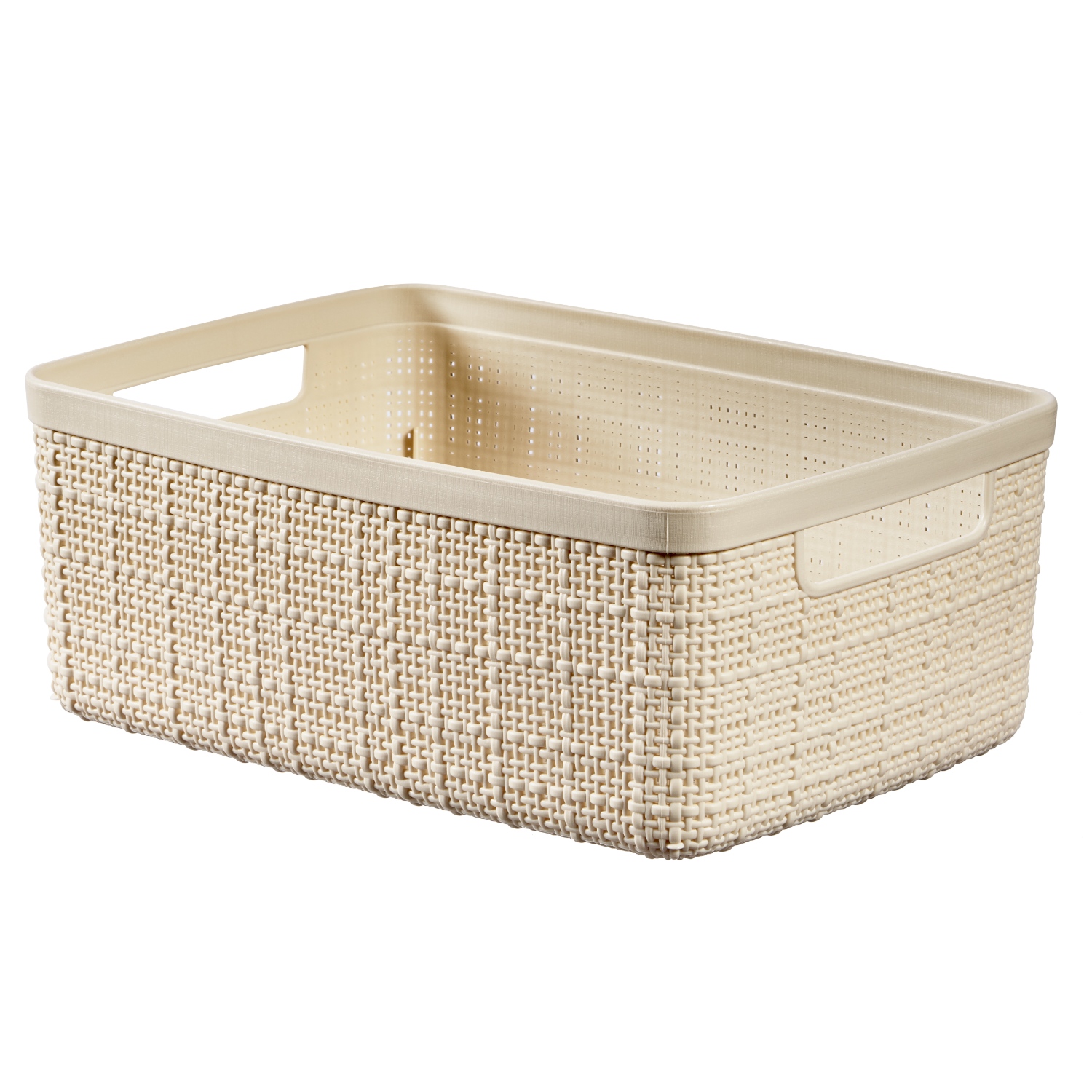 OPBERGMAND S 5 LTR CURVER JUTE OFF WHITE - 141 4026 - 533244