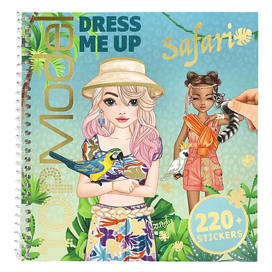 TOPMODEL DRESS ME UP STICKERBOOK SAFARI - 15 10 15 - 0010539494