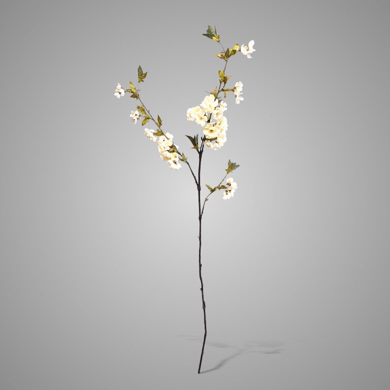 KUNSTBLOEM PRUNUS BLOSSOM WHITE 100CM - 16 5 - 0010539205