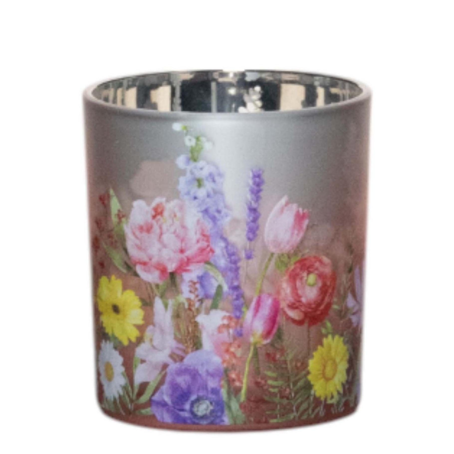 THEELICHTHOUDER BLOEMEN BOEKET SMALL 8CM - 161 8590 - 507268