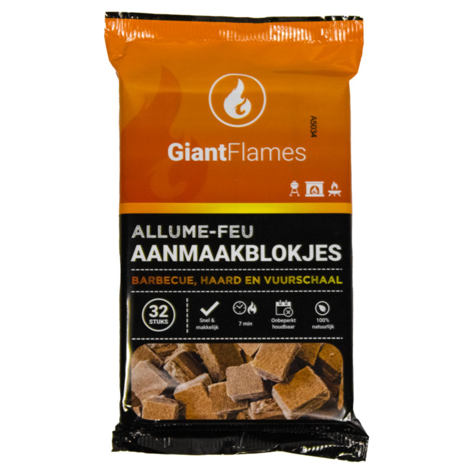 GIANT BRUINE AANMAAKBLOKJES FSC - 180 0307 - 030981