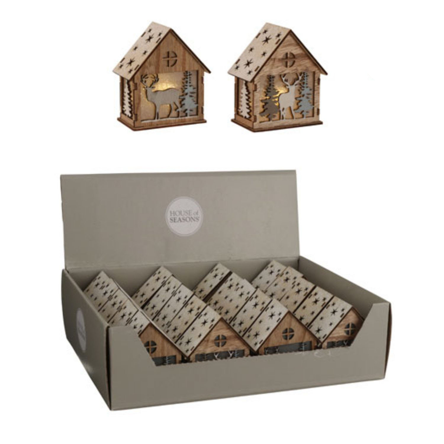 KERST HUIS WINTERTAFEREEL ASS - 191 6974 - 533387