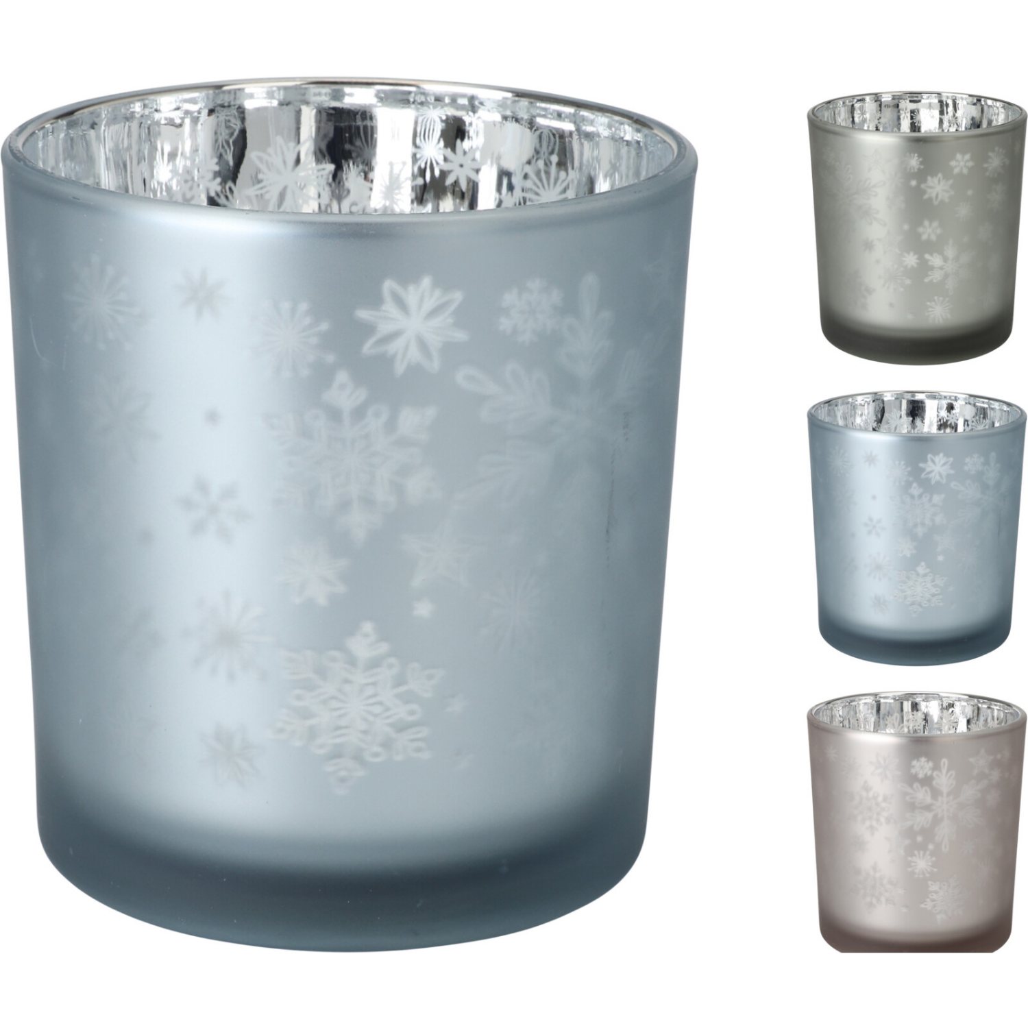 KERST THEELICHTHOUDER GLAS 8 CM - 191 9070 - 533394