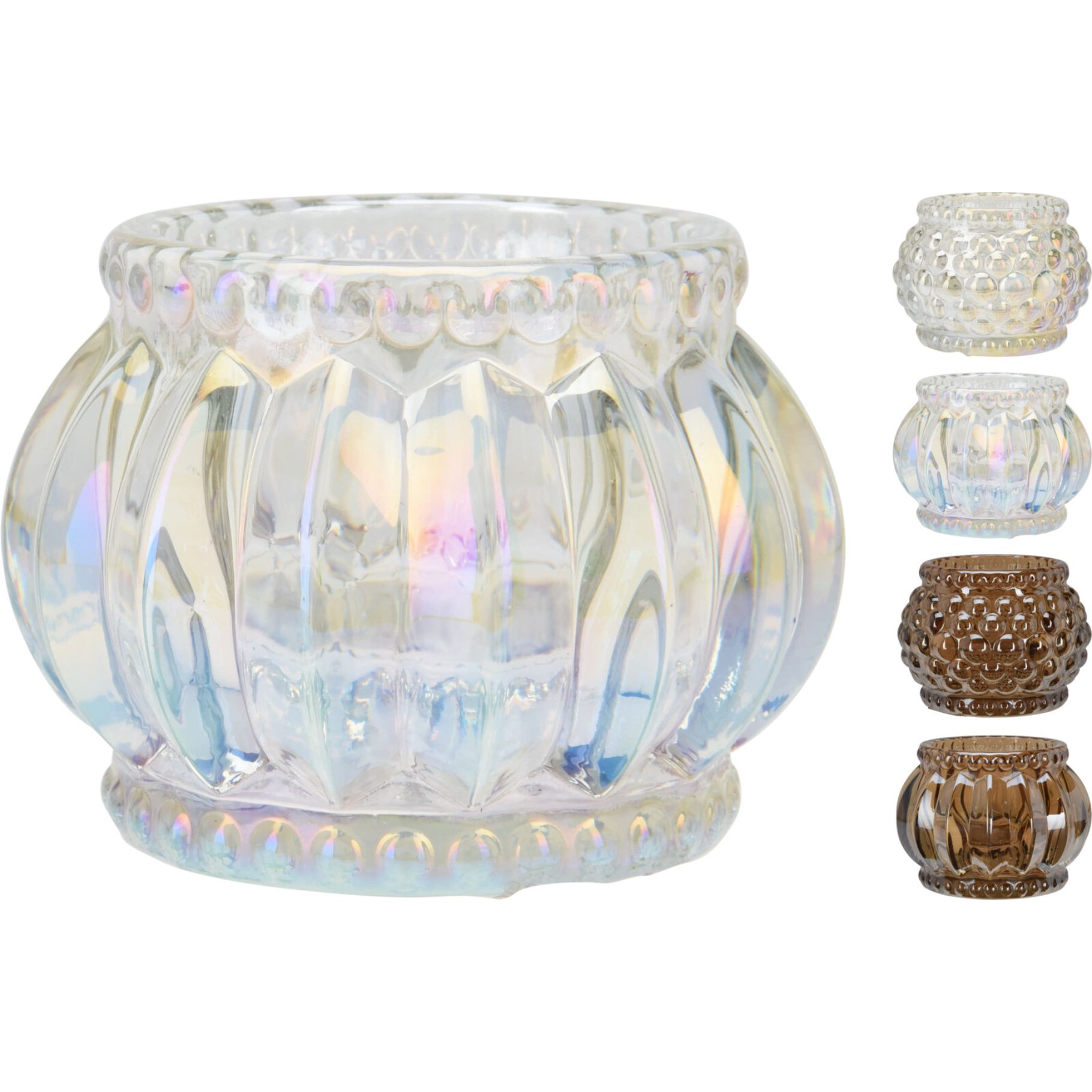KANDELAAR 7cm 4 ASSORTI - 192 6050 - 524482