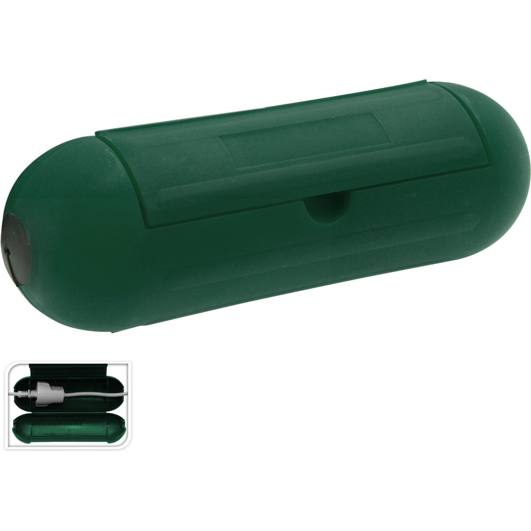 VEILIGHEIDS STEKKERDOOS RUBBER 21X7 CM - 193 0041 - 523756