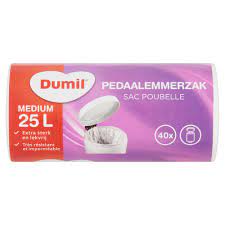DUMIL PEDAALEMMERZAK 25LTR - 2 10 20 30 40 50 60 62 - 509047