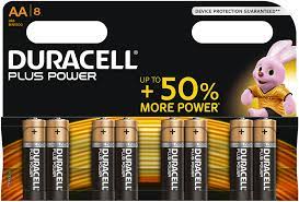 DURACELL PLUS POWER 8X AA PACK - 2 10 20 30 40 50 60 70 78 - 304268